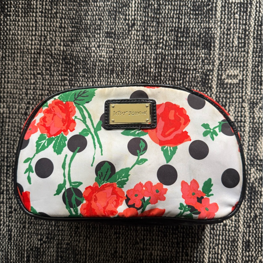 Betsey Johnson Vintage Cosmetic Bag